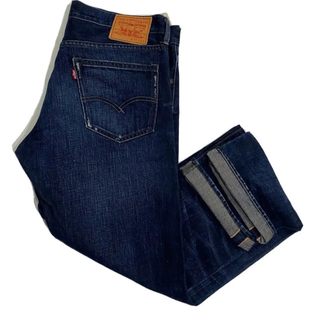 Levis Hesher Selvedge Redline Jeans Mens Size 34x31